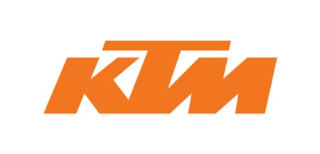 Logo de marca KTM con la que trabajamos
